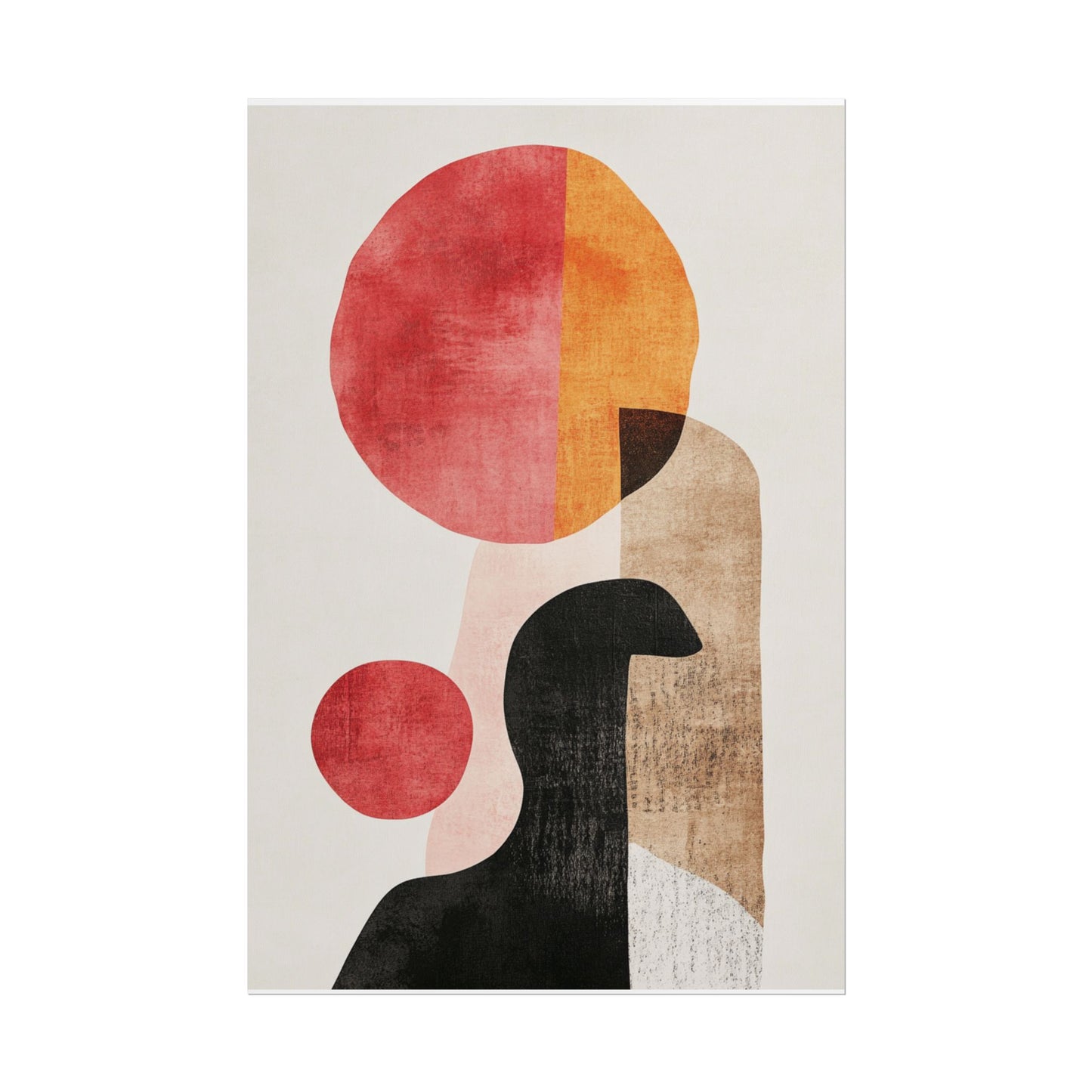 Harmony in Form - Abstract Geometric Art Print