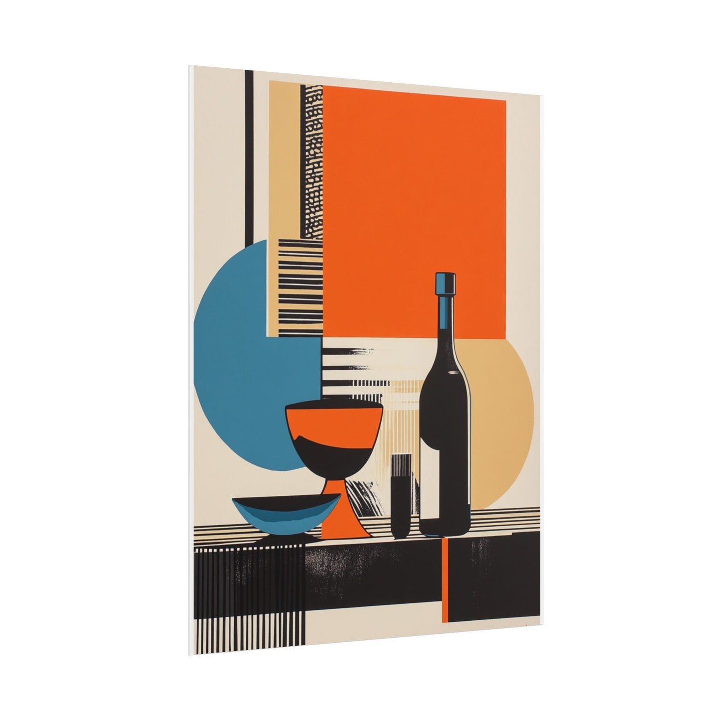 Modernist Still Life - Abstract Geometric Art Print