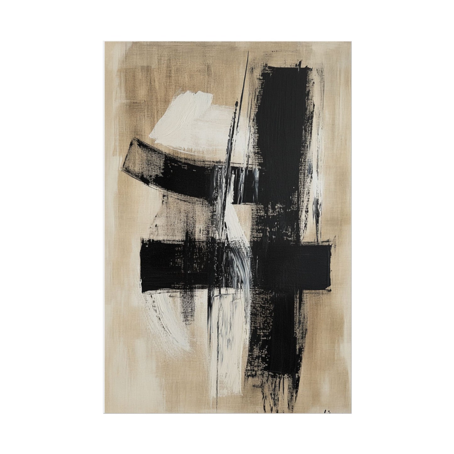 Muted Elegance - Minimalist Abstract Art Print