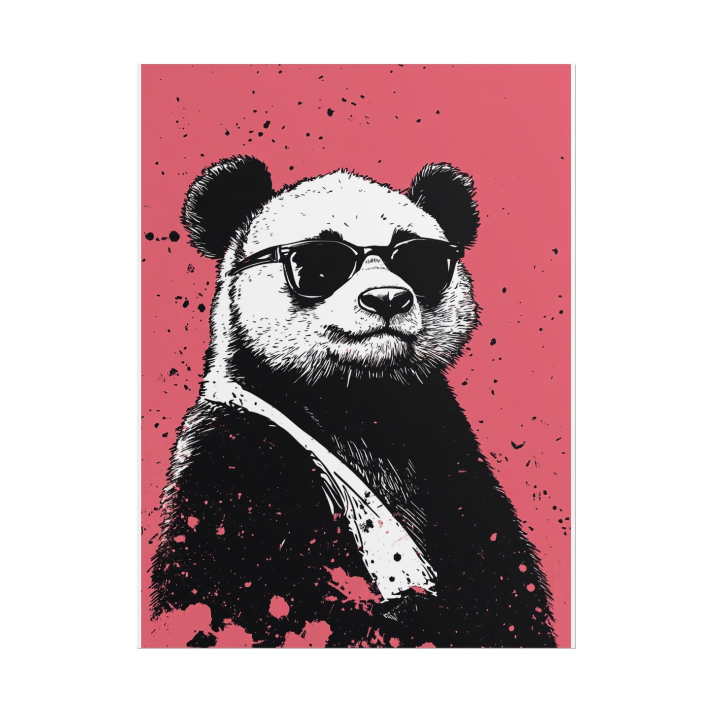 Cool Panda - Street Style Abstract Art Print