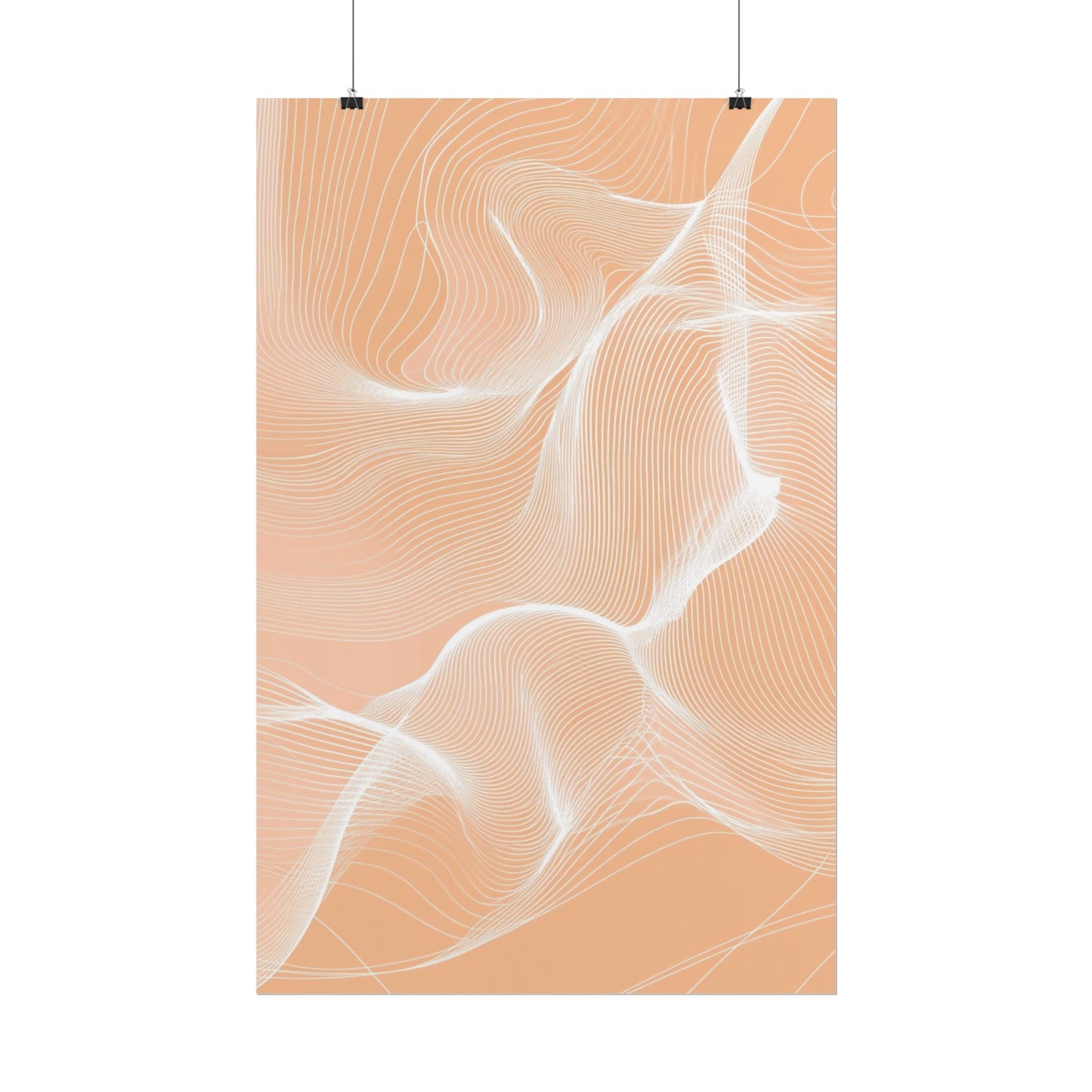 Ethereal Waves - Minimalist Abstract Art Print