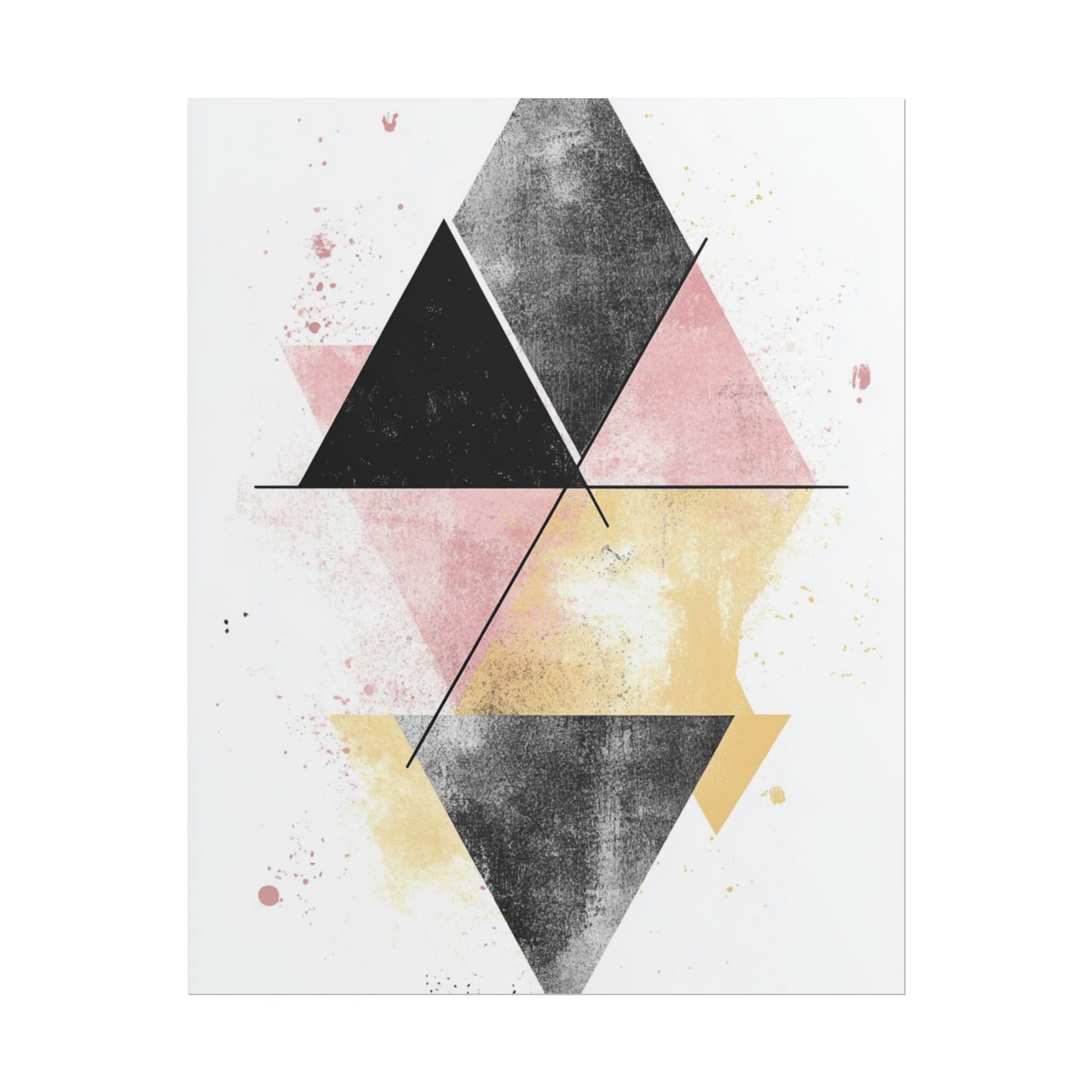 Geometric Symmetry - Abstract Art Print