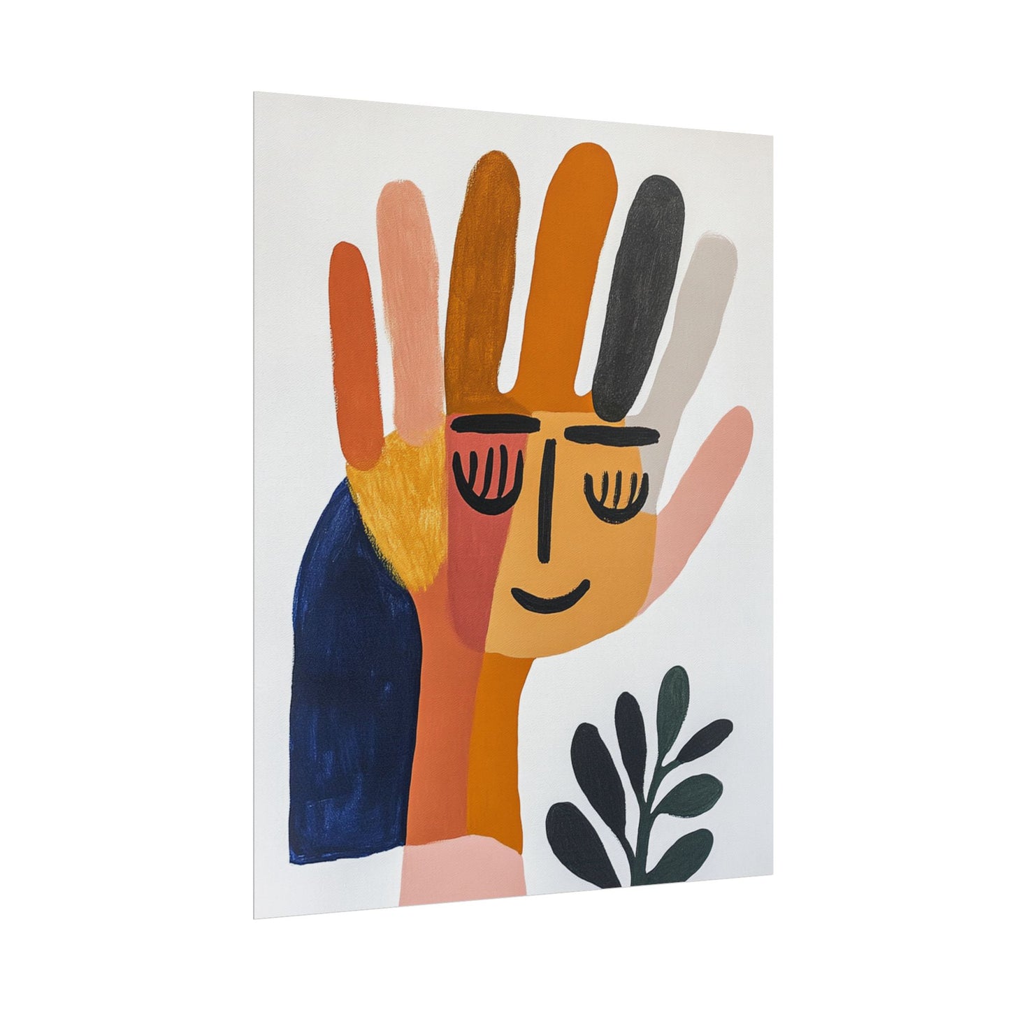 Joyful Hand - Playful Abstract Art Print