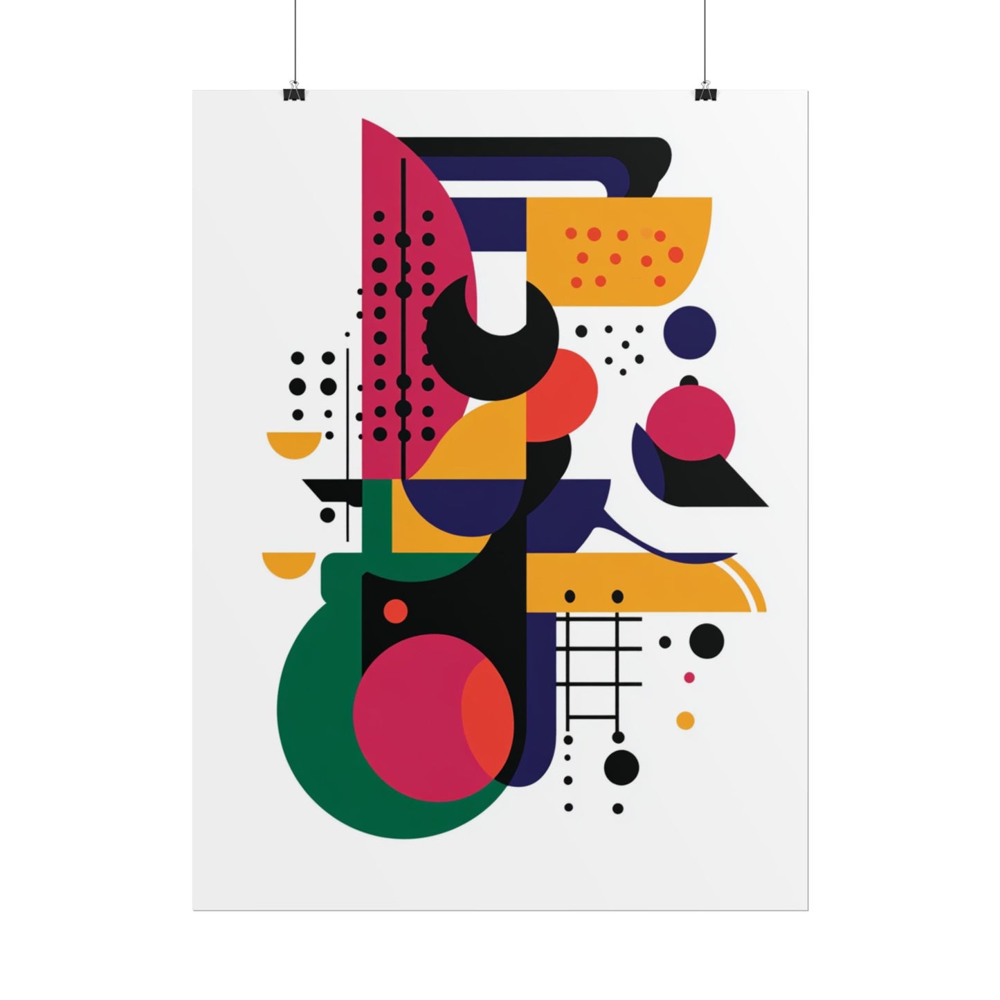 Modern Vibes - Geometric Abstract Art Print