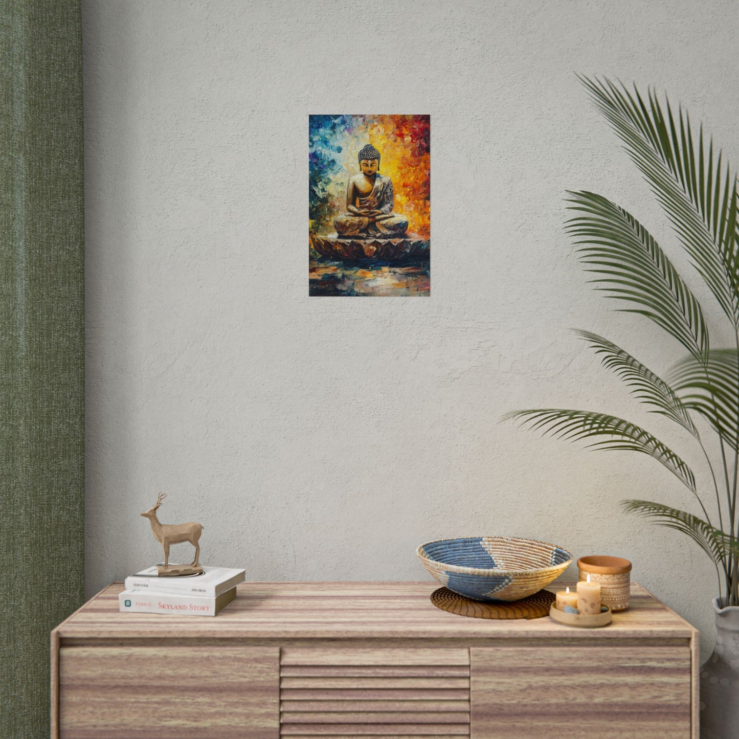 Radiant Buddha - Abstract Meditative Art Print