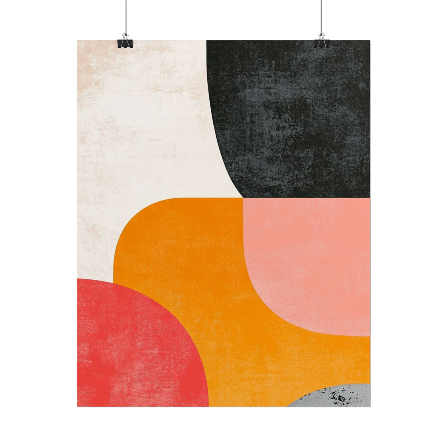 Retro Blocks - Mid-Century Modern Abstract Art Print