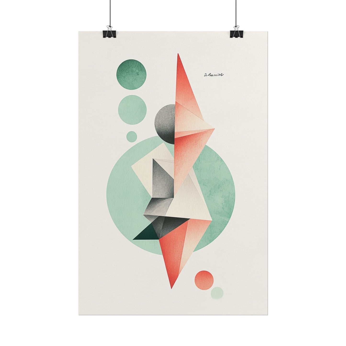 Symmetry in Motion - Geometric Abstract Art Print