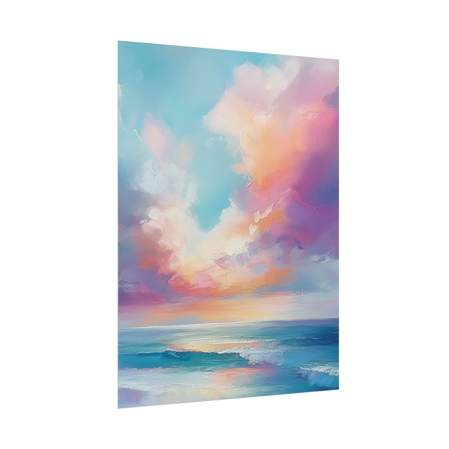 Serenity in Colour - Abstract Sky and Sea Landscape