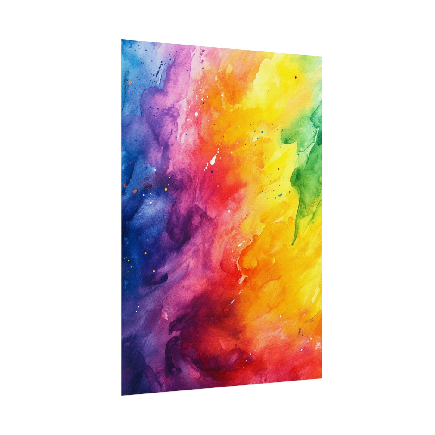 Spectrum of Emotions - Vivid Abstract Watercolour Art