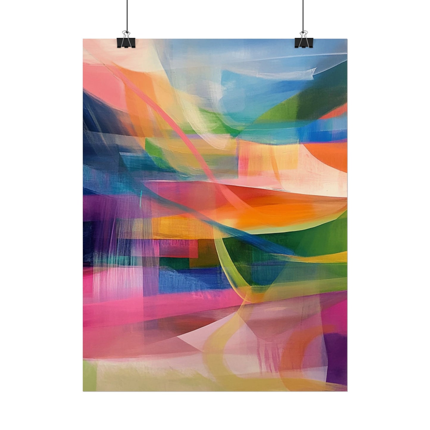 Vibrant Abstract Harmony - Art Print