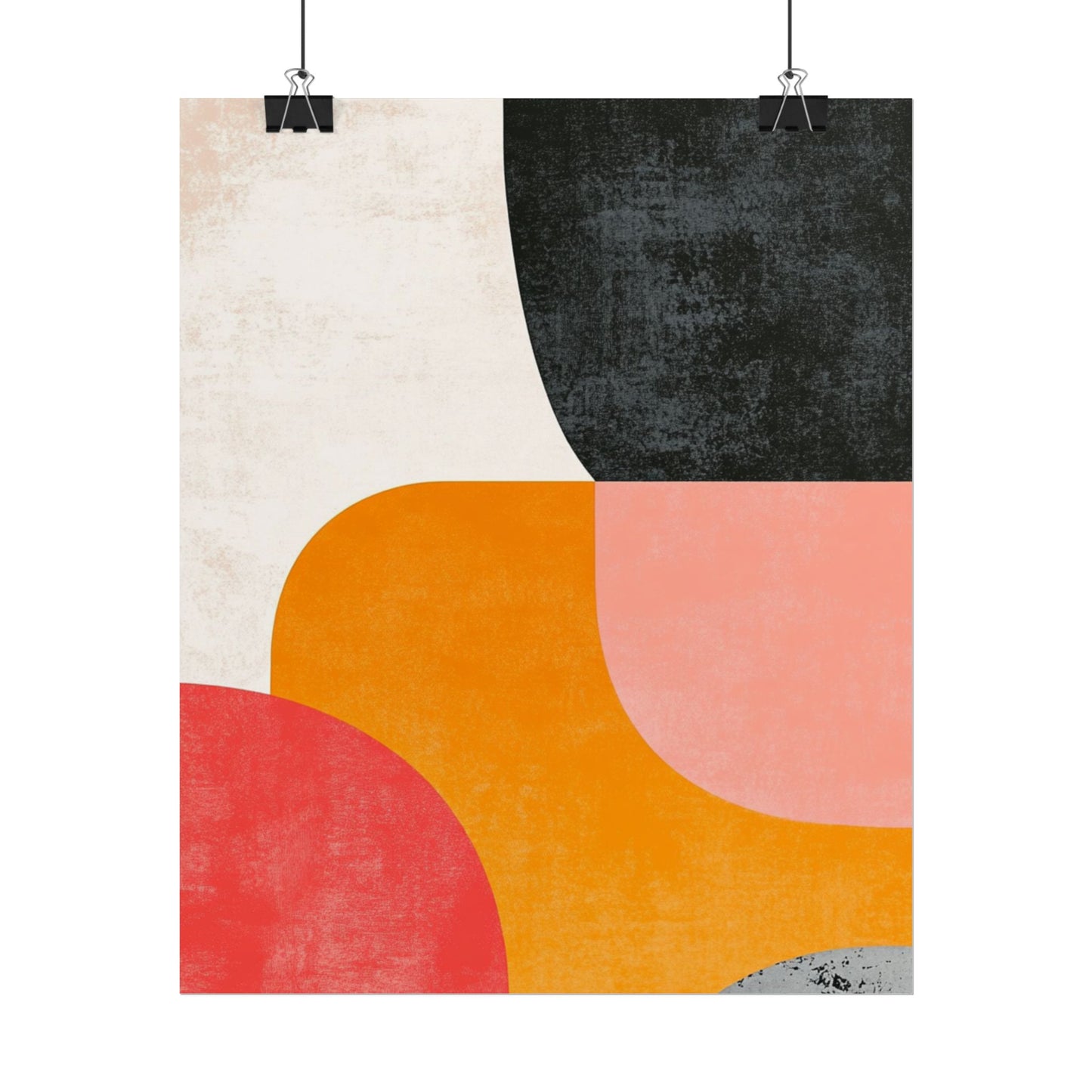 Retro Blocks - Mid-Century Modern Abstract Art Print