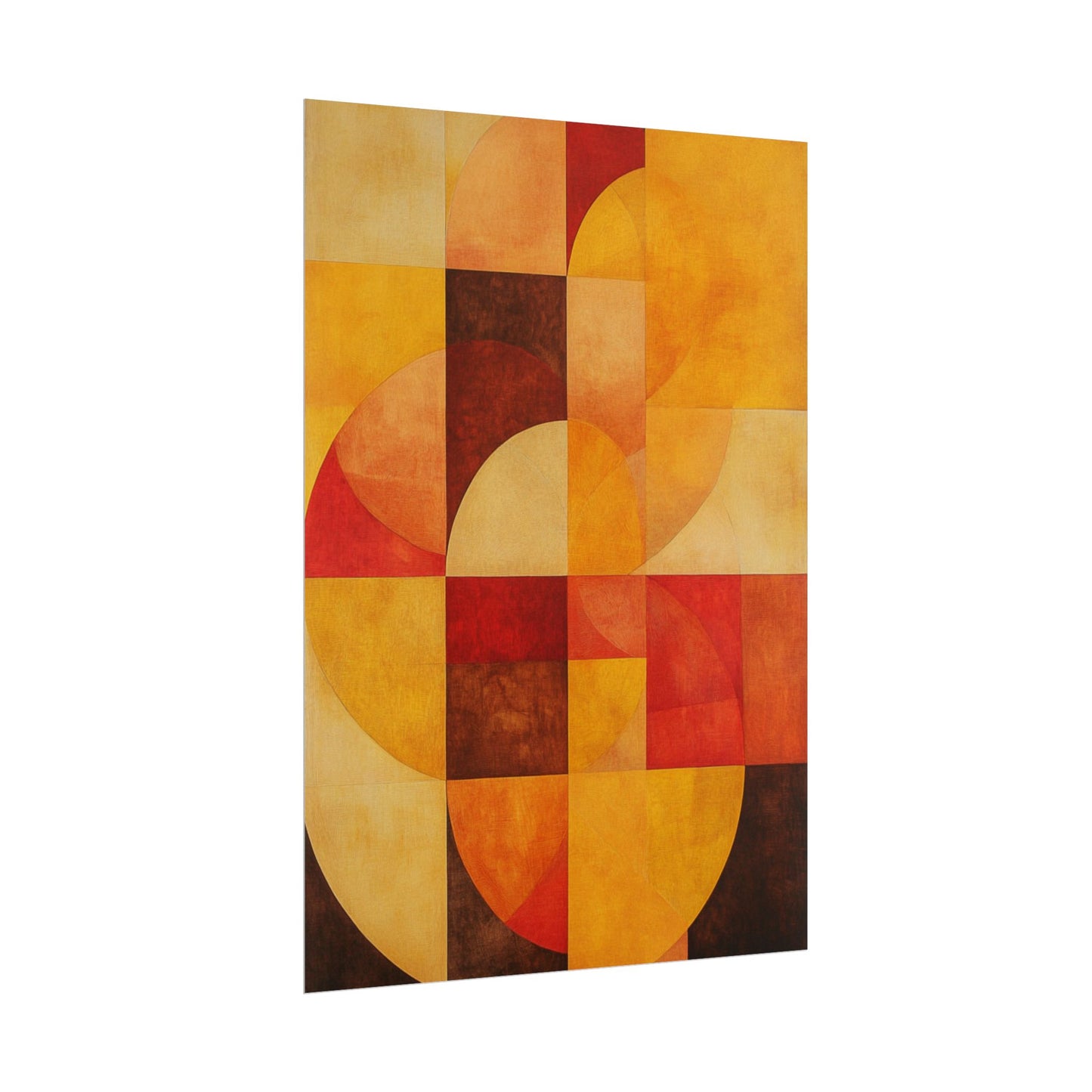 Radiant Harmony - Abstract Geometric Art Print