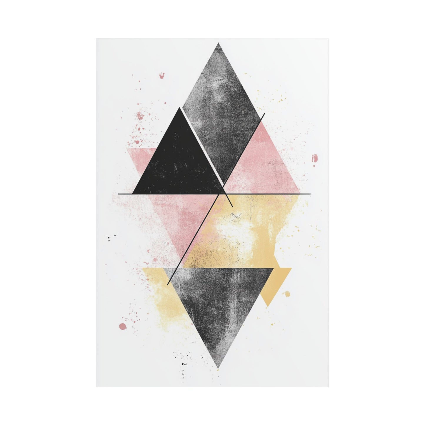 Geometric Symmetry - Abstract Art Print