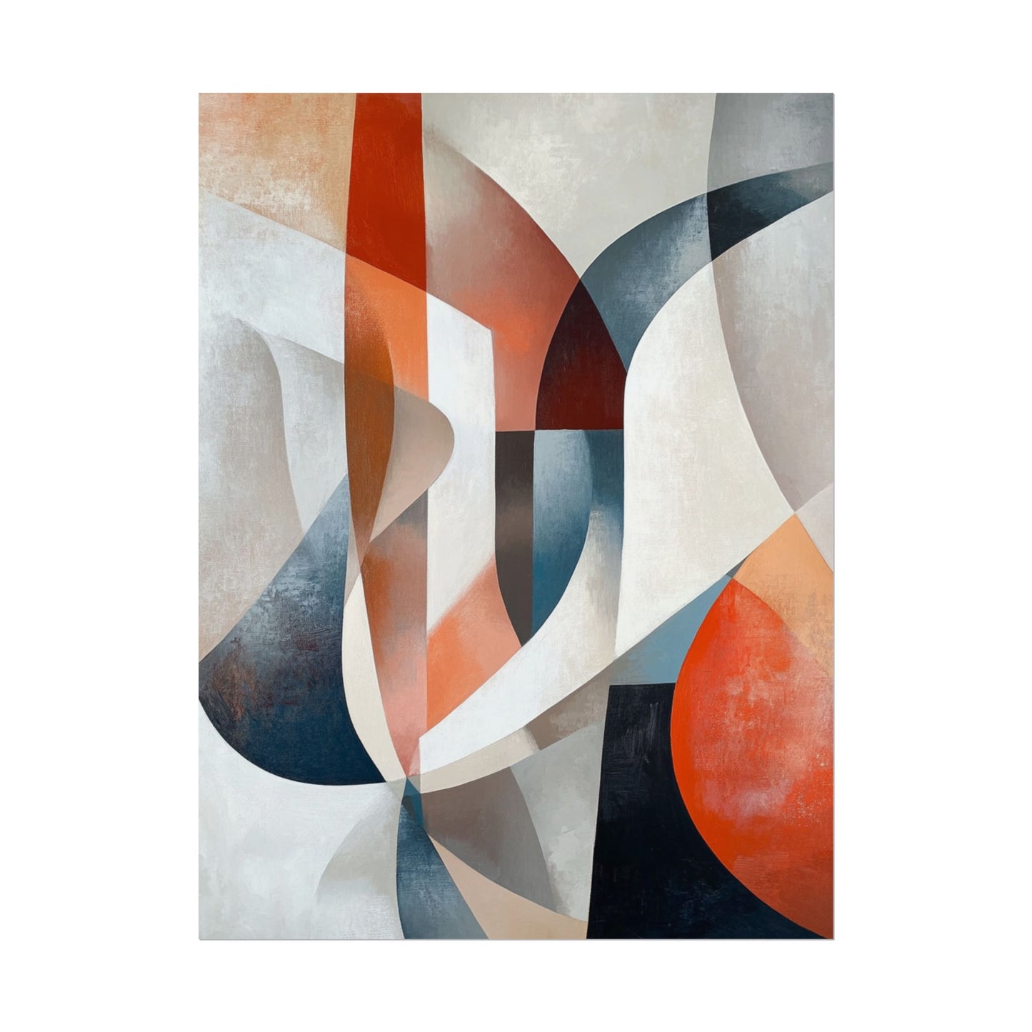 Geometric Harmony - Abstract Art Print