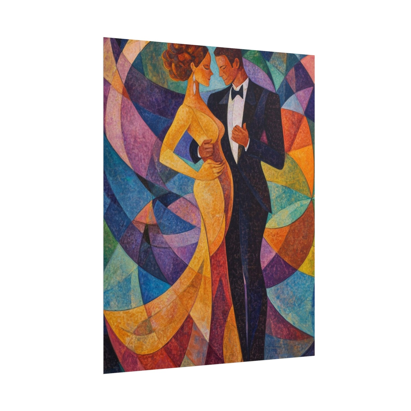 Elegant Dance - Abstract Romantic Art Print