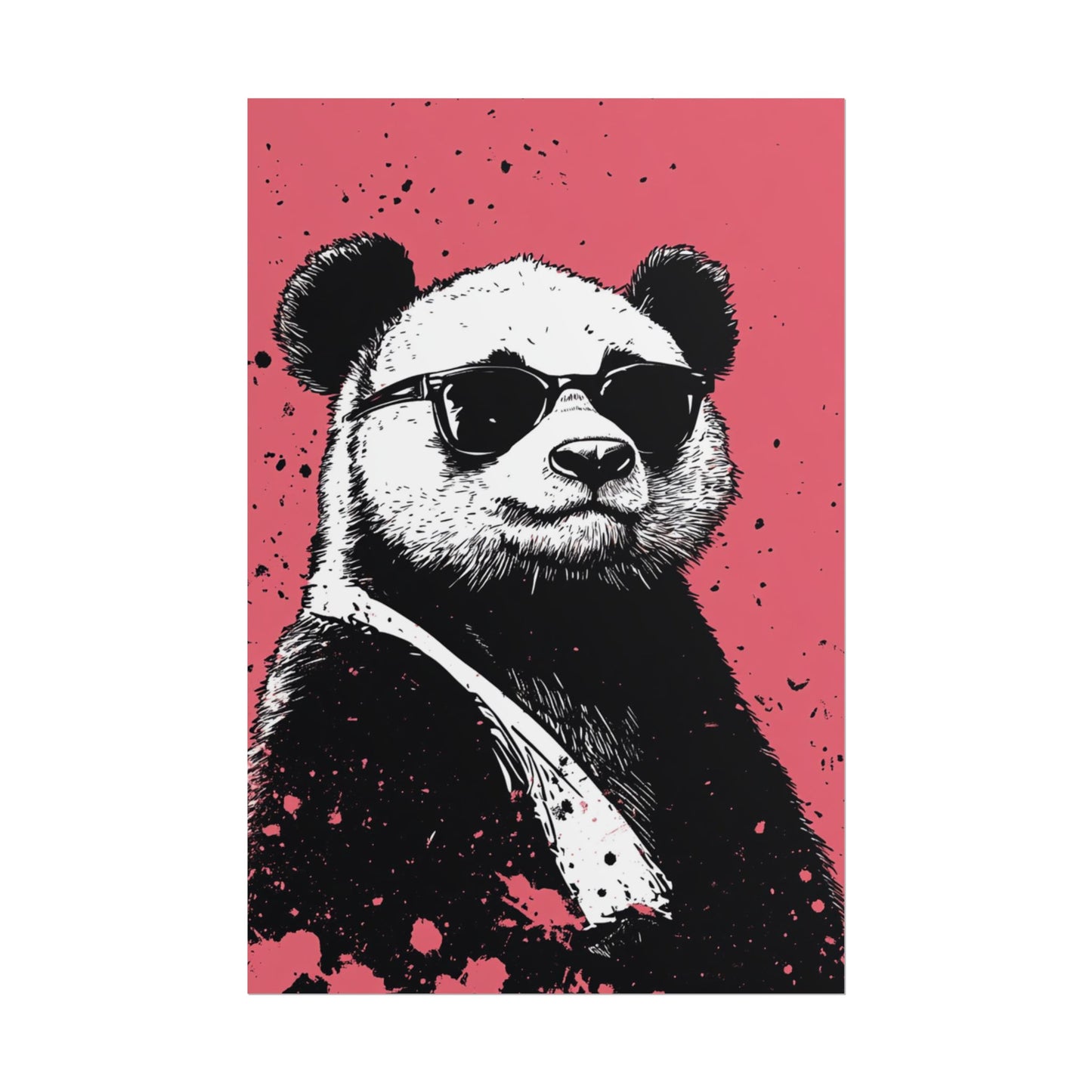 Cool Panda - Street Style Abstract Art Print