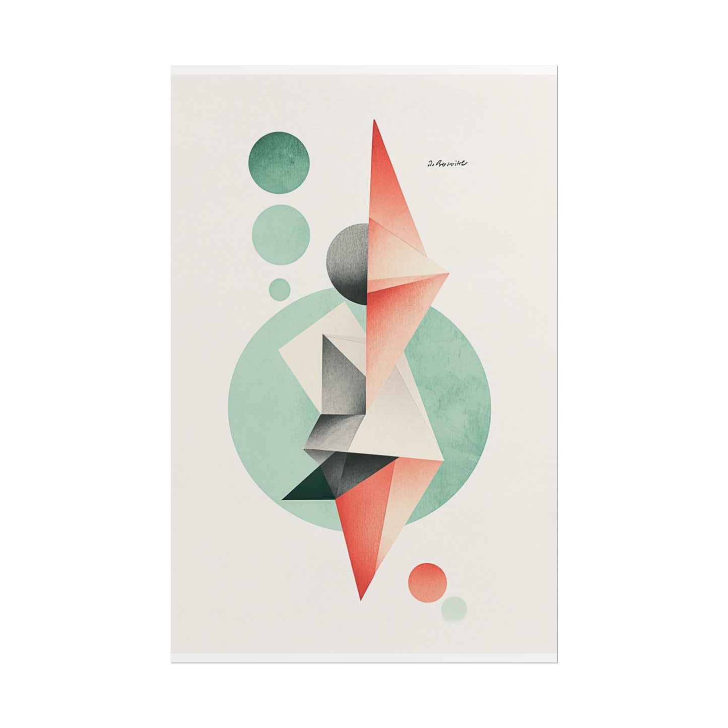 Symmetry in Motion - Geometric Abstract Art Print