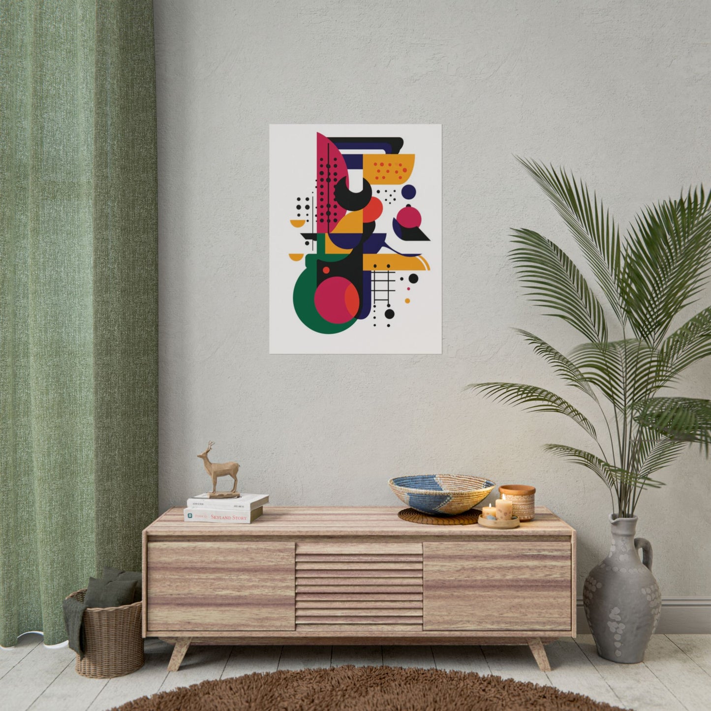 Modern Vibes - Geometric Abstract Art Print