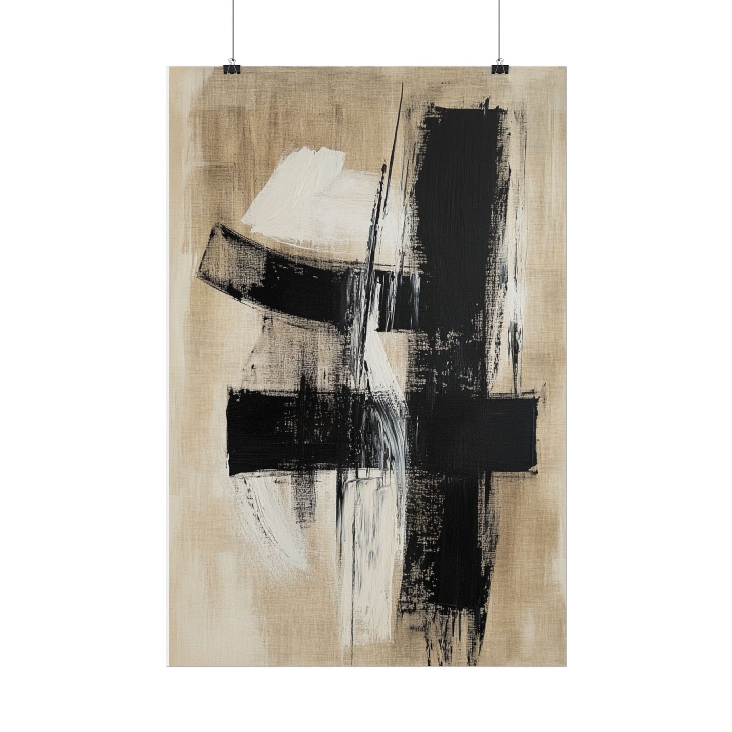 Muted Elegance - Minimalist Abstract Art Print