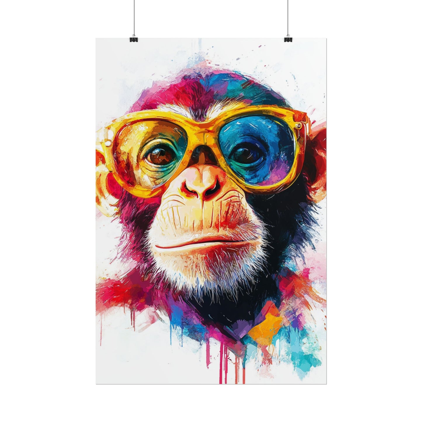 Cool Chimp - Abstract Art with a Splash of Colour