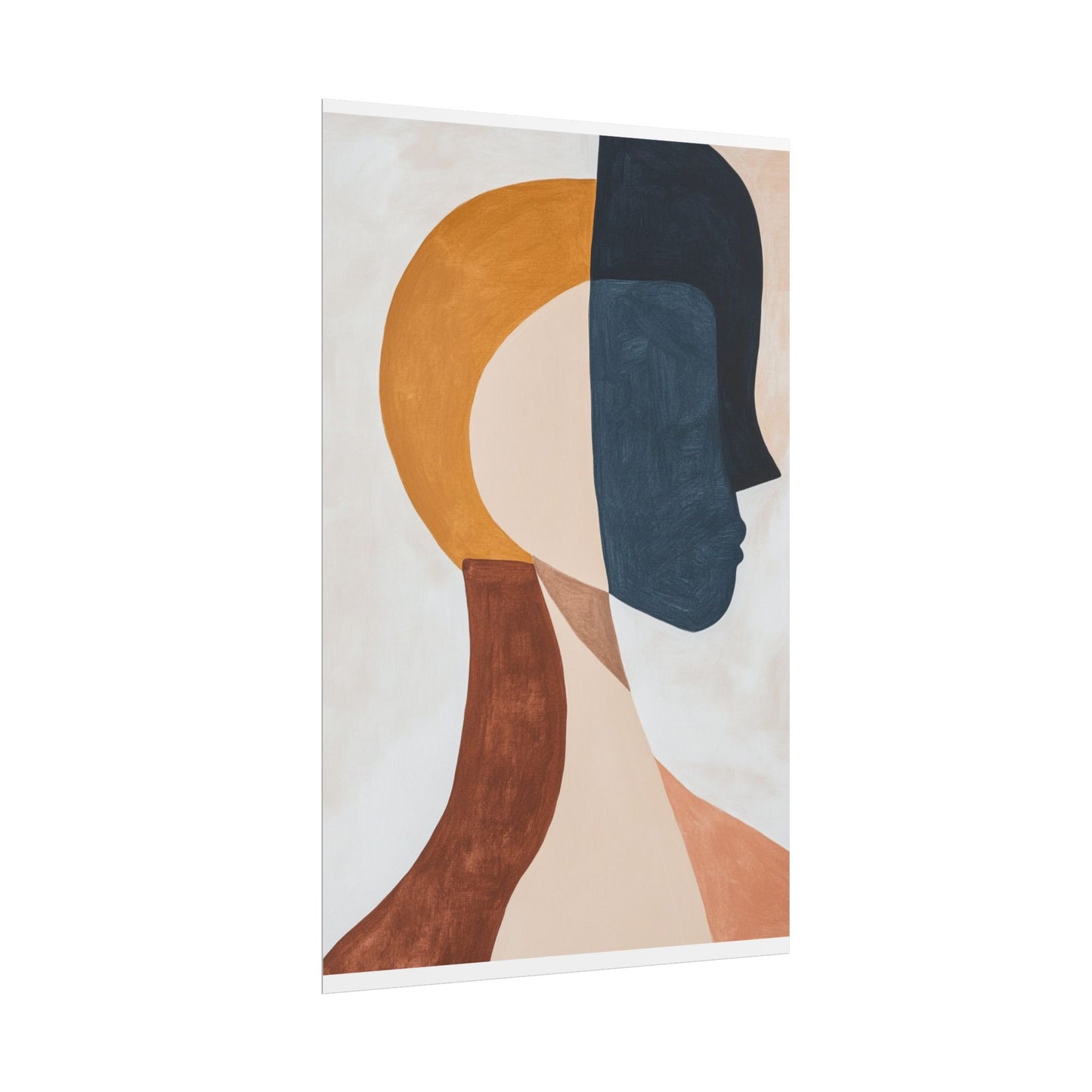 Dual Perspectives - Abstract Silhouette Art Print