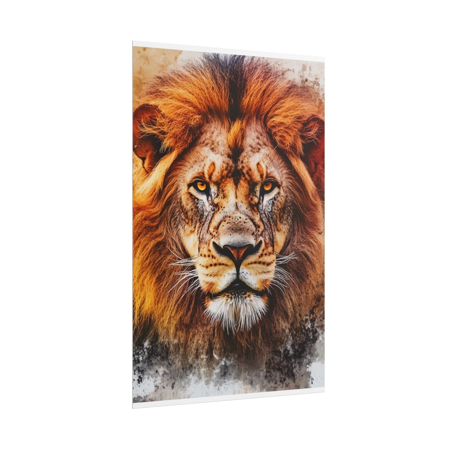 Regal Majesty - Abstract Lion Art Print