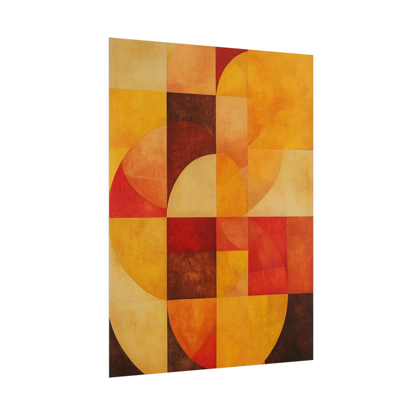 Radiant Harmony - Abstract Geometric Art Print