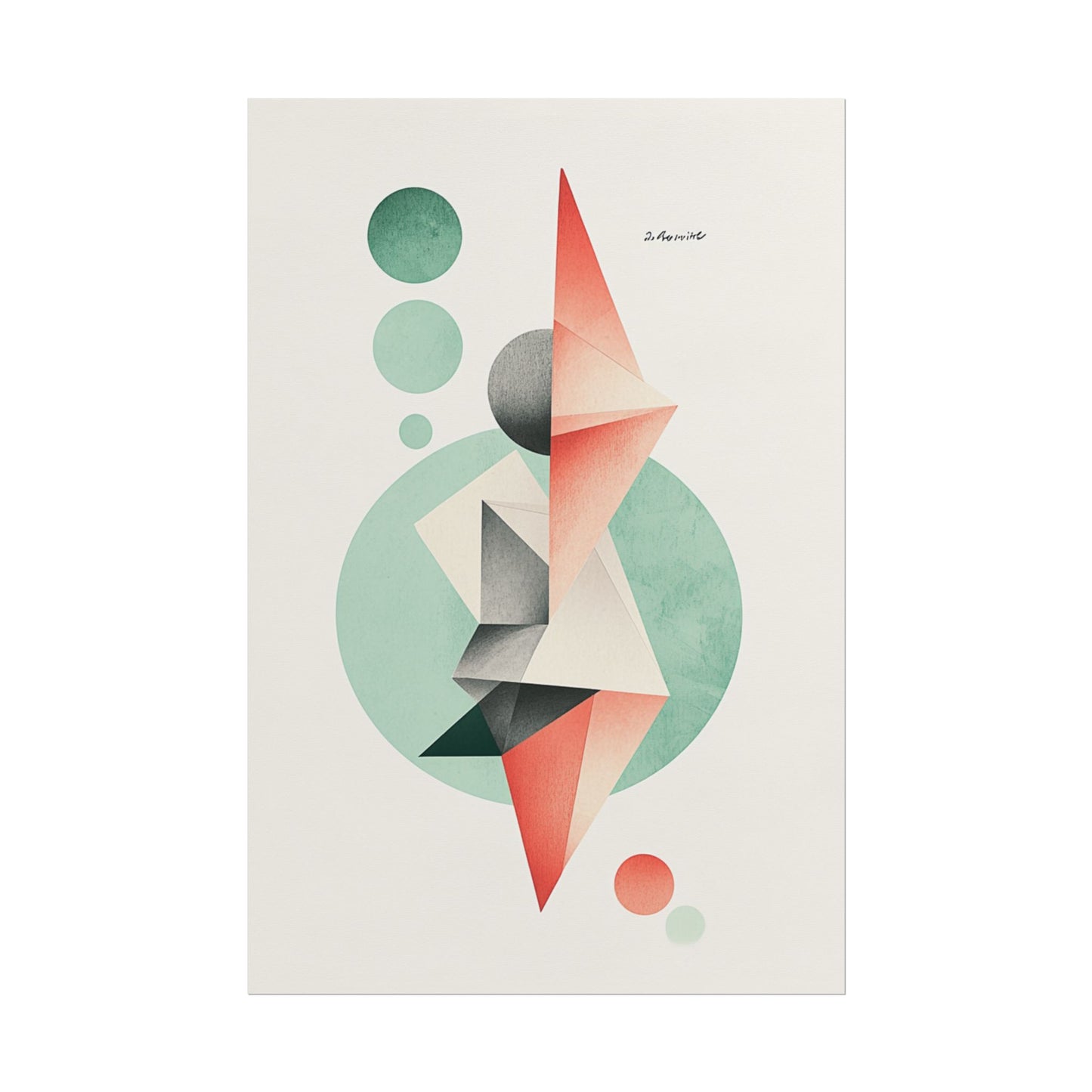 Symmetry in Motion - Geometric Abstract Art Print