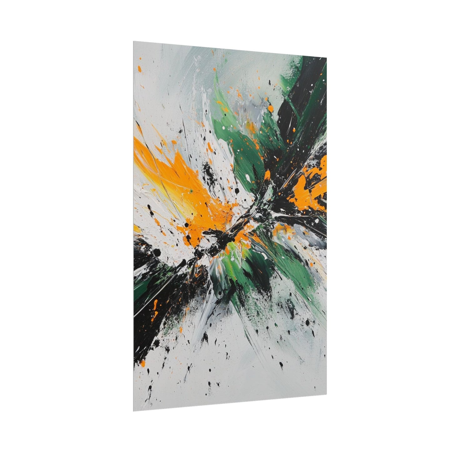 Explosive Energy - Dynamic Abstract Art Print