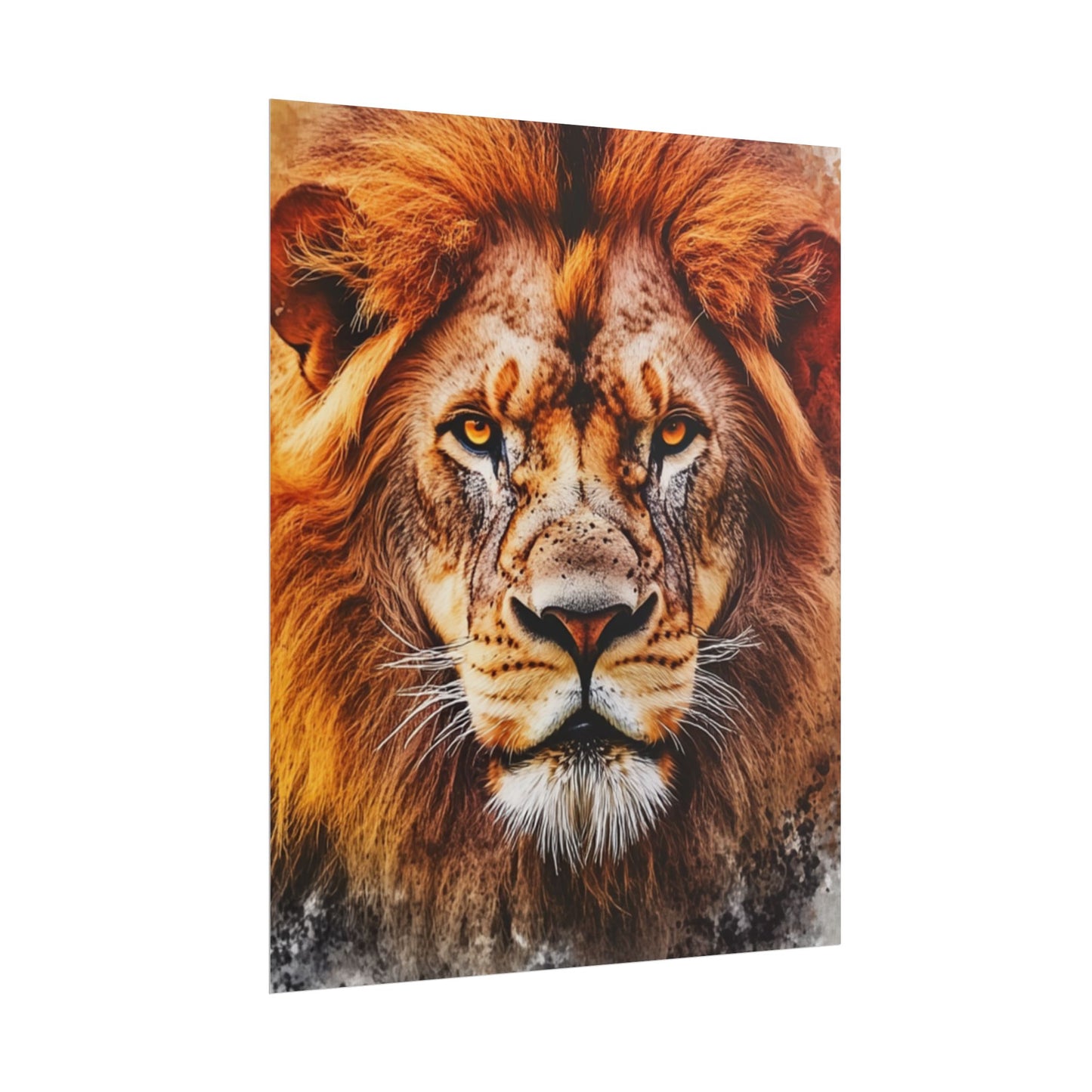 Regal Majesty - Abstract Lion Art Print