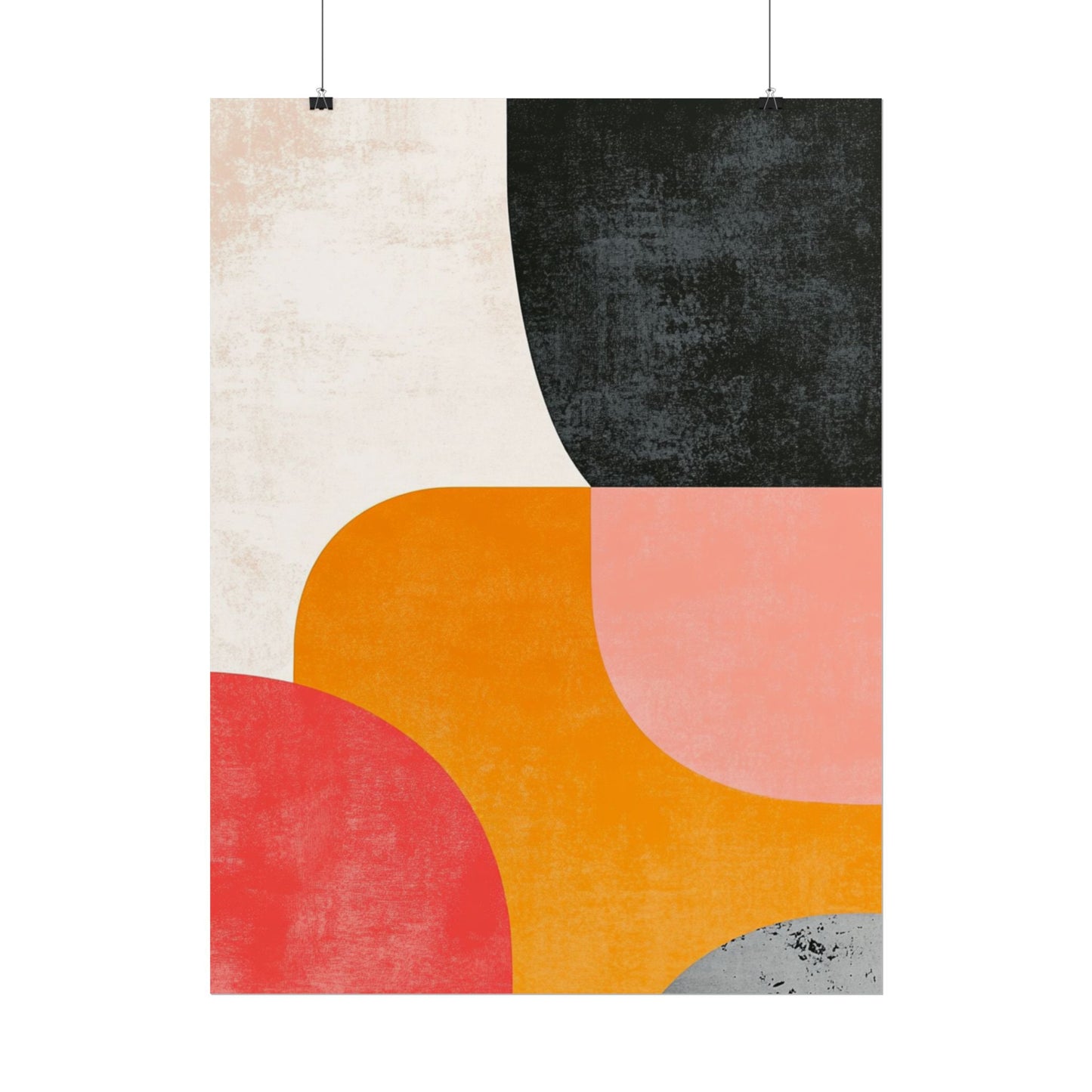 Retro Blocks - Mid-Century Modern Abstract Art Print