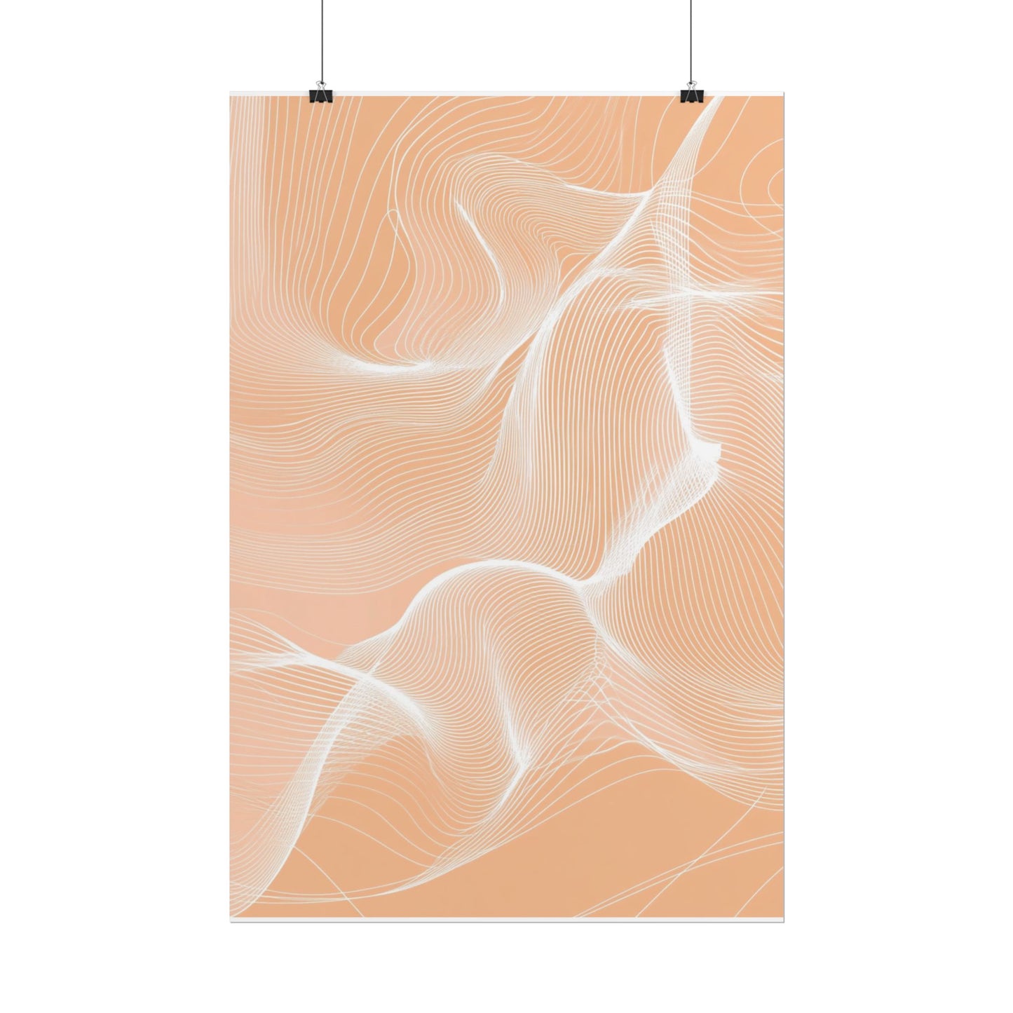 Ethereal Waves - Minimalist Abstract Art Print