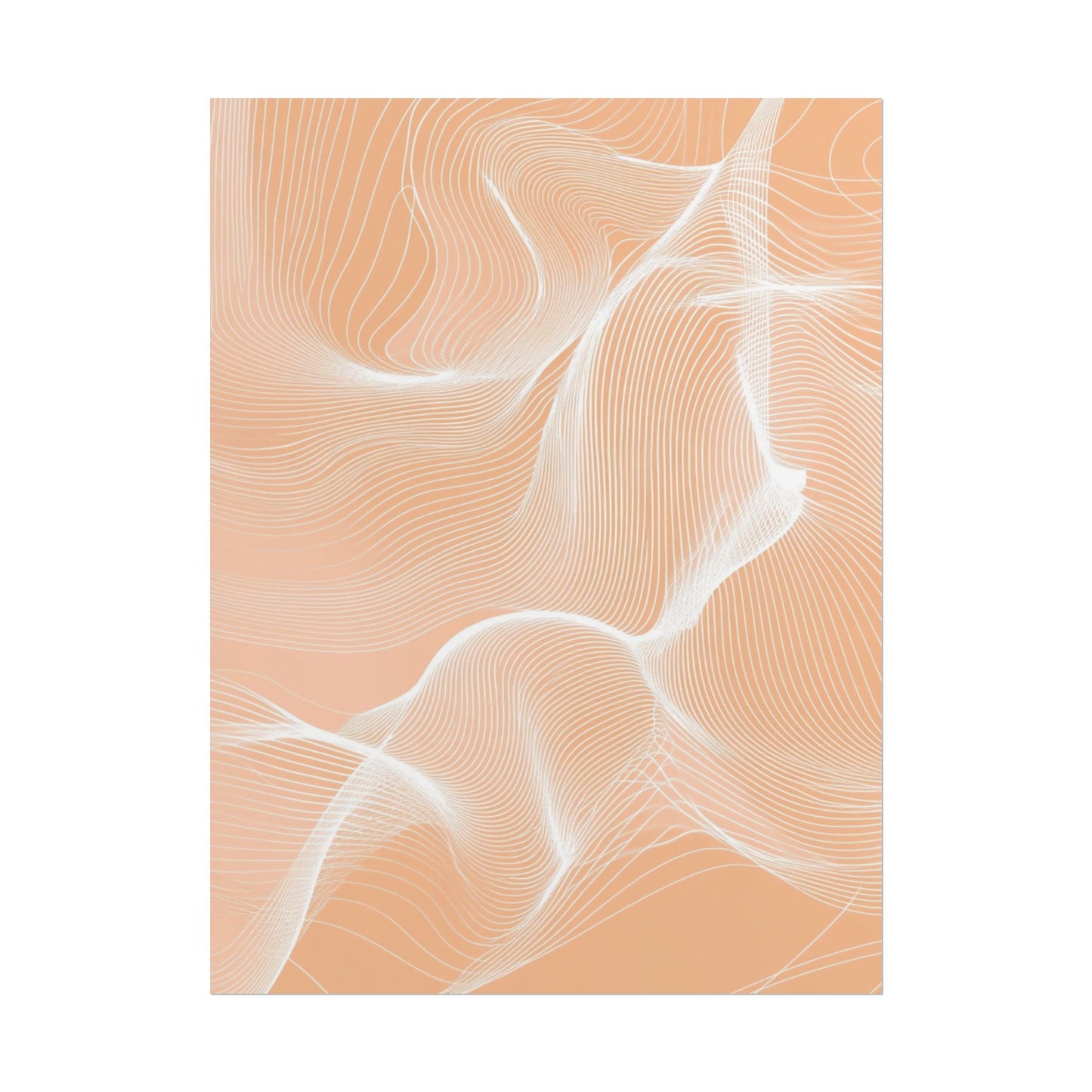 Ethereal Waves - Minimalist Abstract Art Print