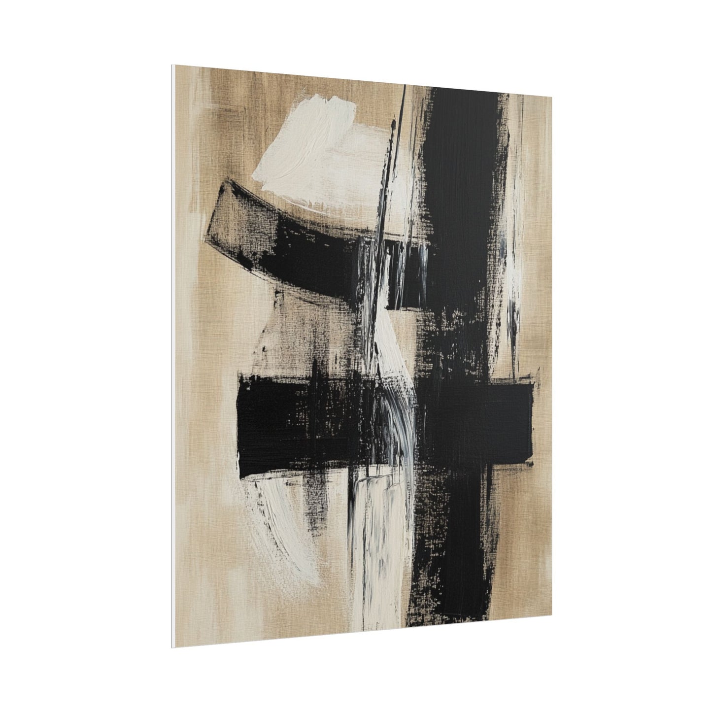 Muted Elegance - Minimalist Abstract Art Print