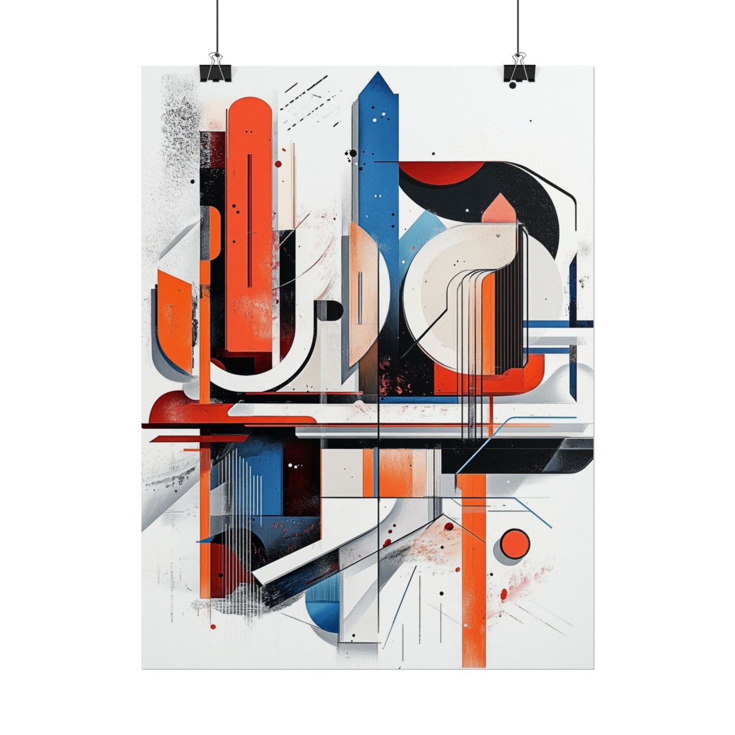 Urban Symphony - Geometric Abstract Art Print