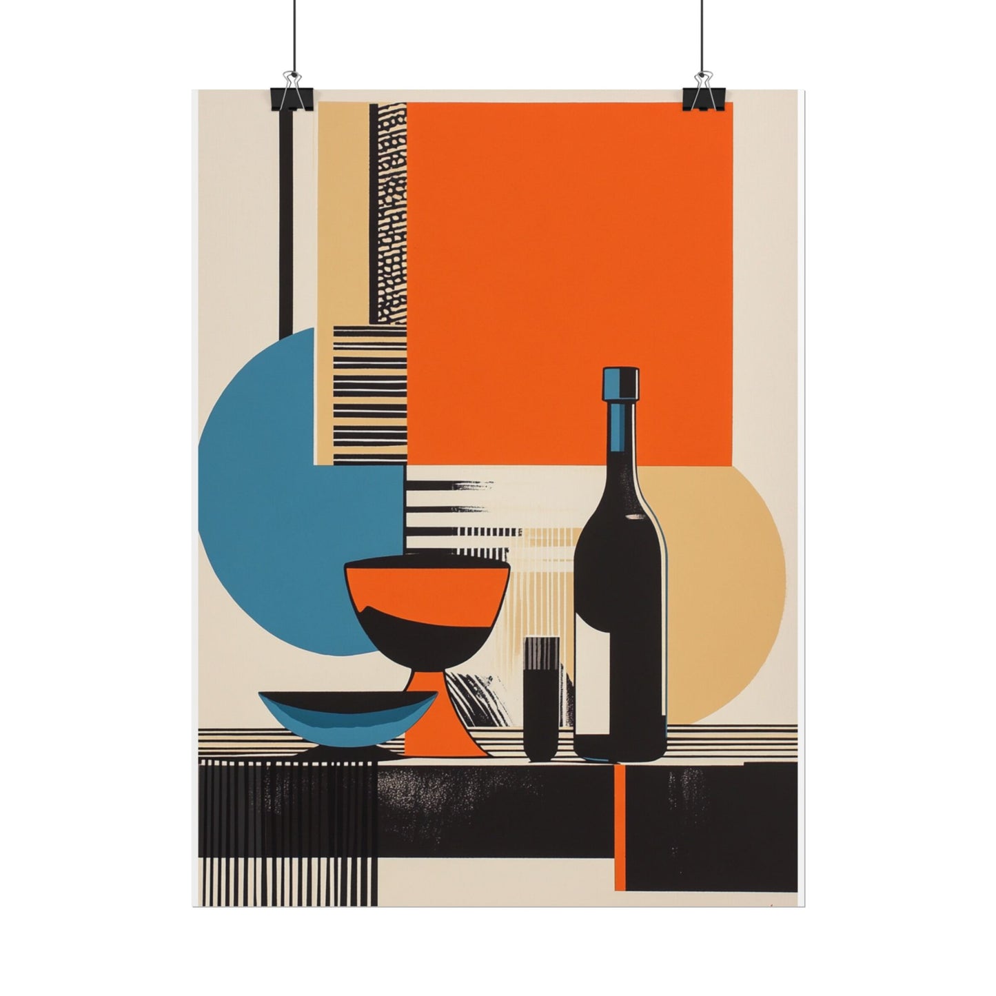 Modernist Still Life - Abstract Geometric Art Print