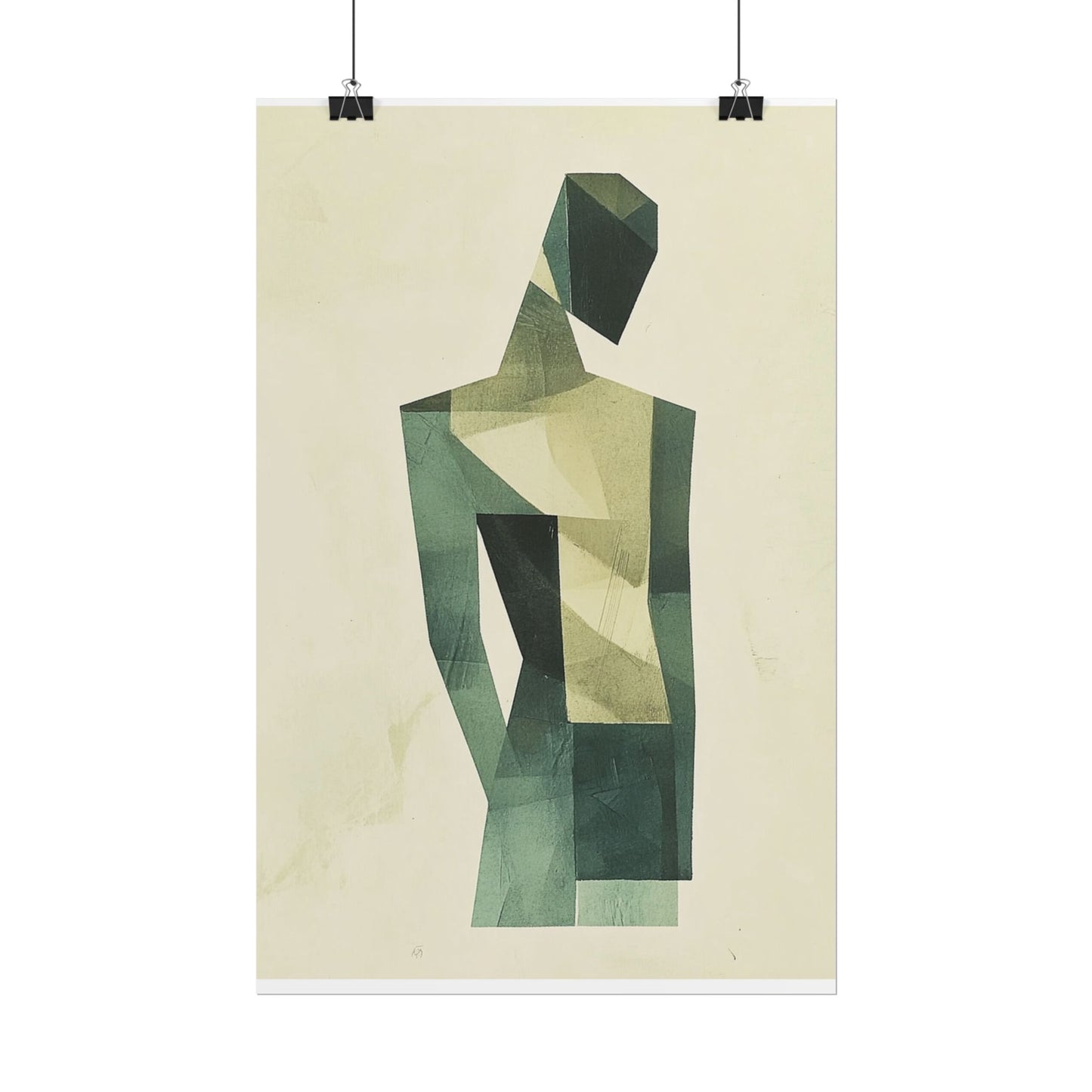 Contemplative Form - Geometric Abstract Art Print