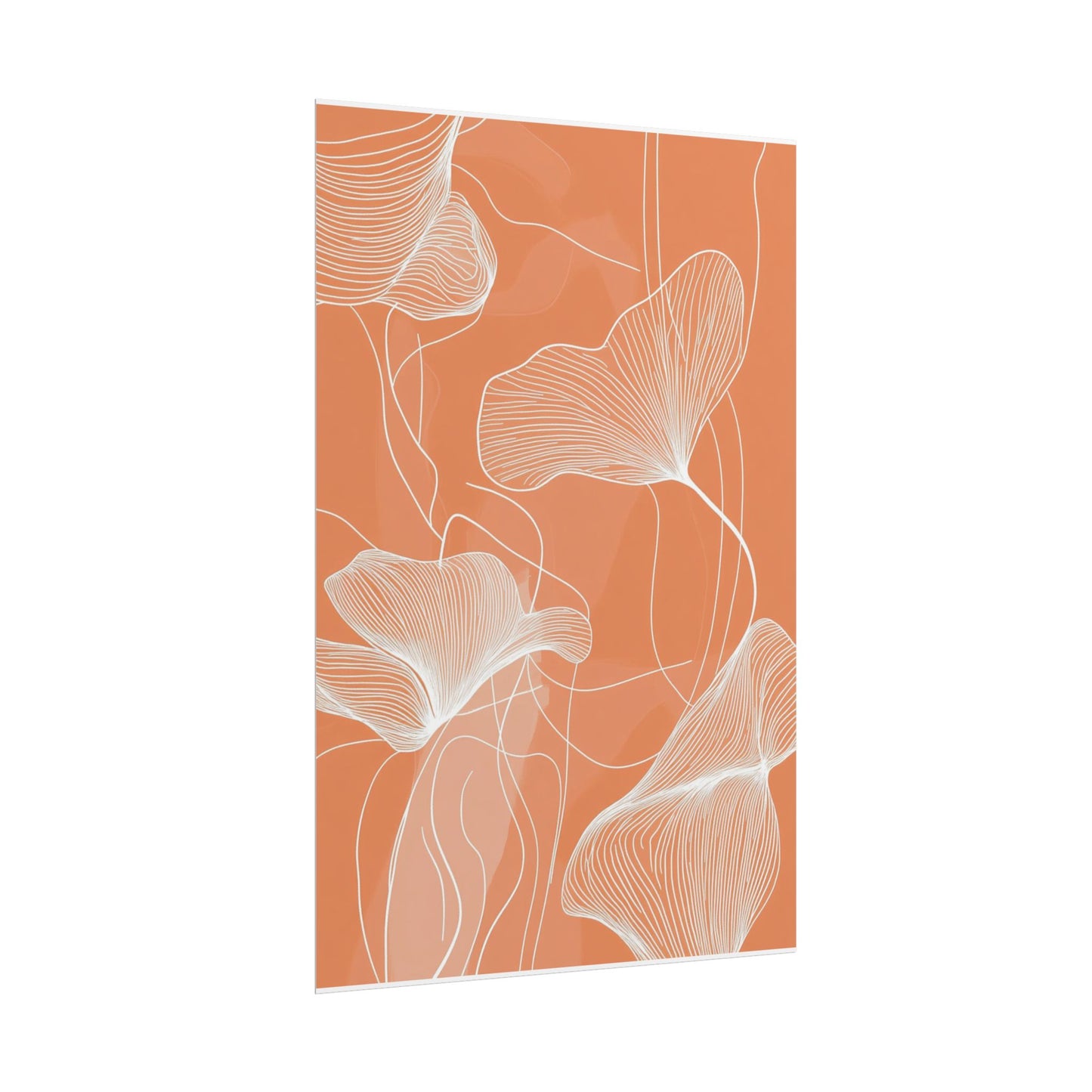 Serene Petals - Modern Abstract Art Print