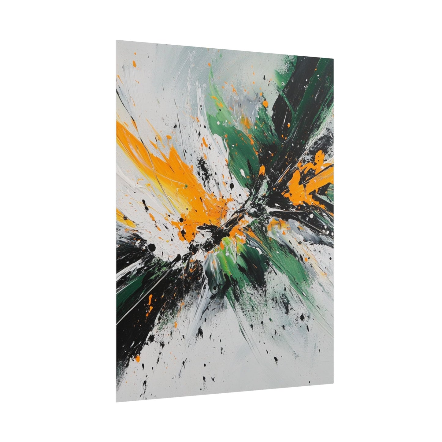 Explosive Energy - Dynamic Abstract Art Print