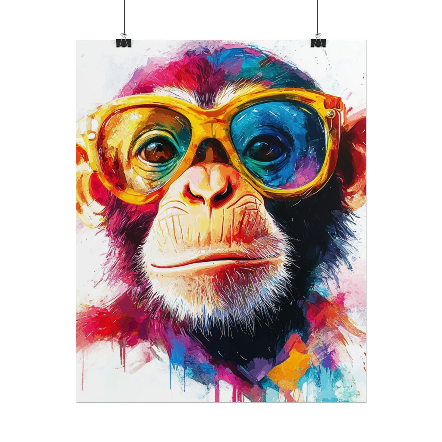 Cool Chimp - Abstract Art with a Splash of Colour