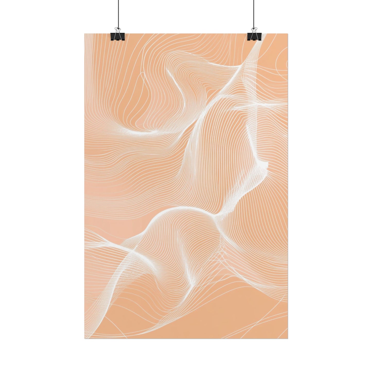 Ethereal Waves - Minimalist Abstract Art Print