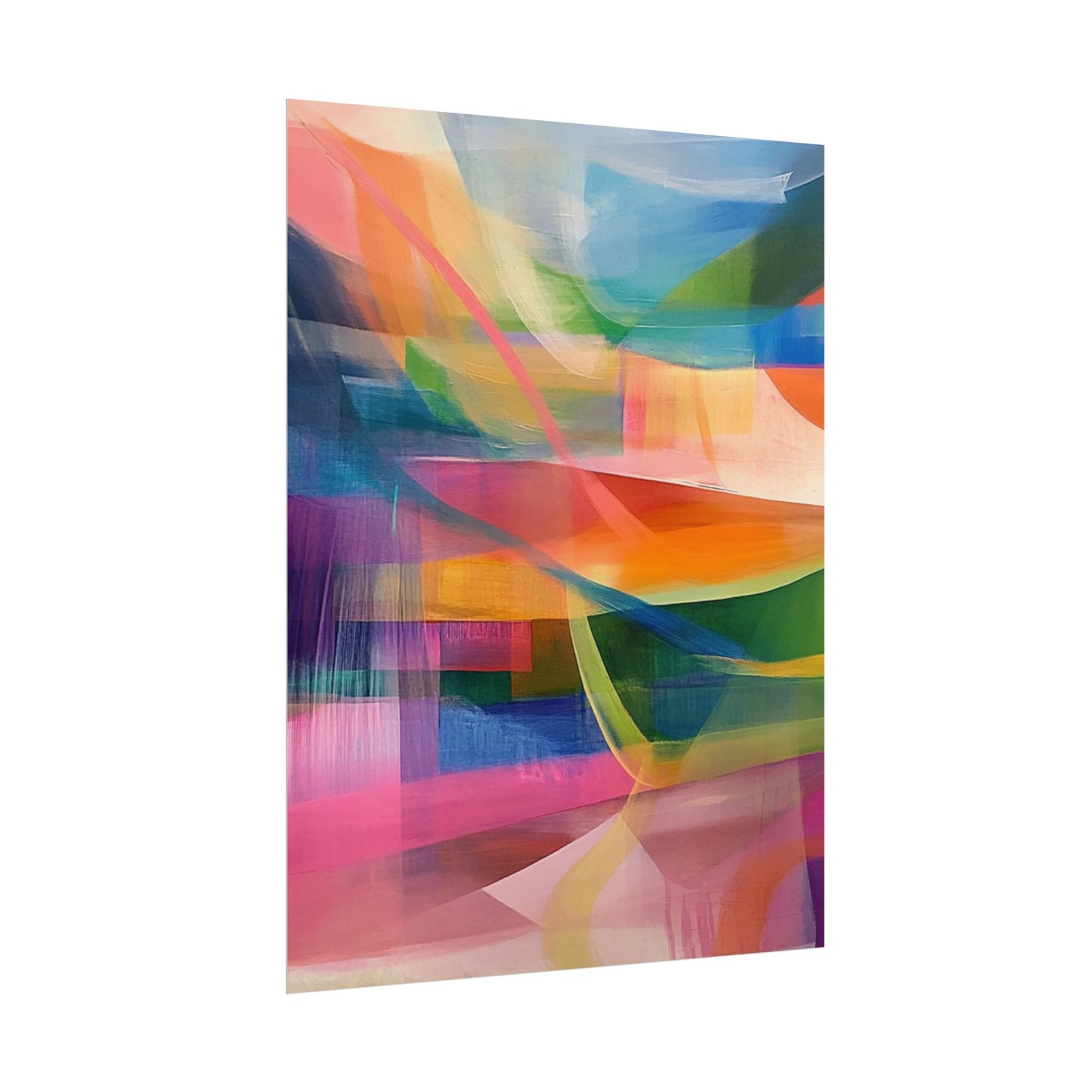 Vibrant Abstract Harmony - Art Print