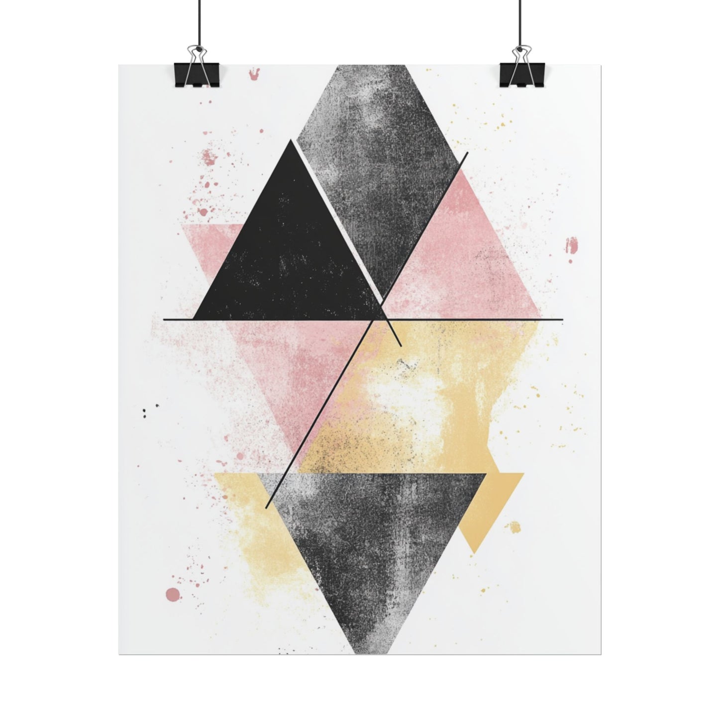 Geometric Symmetry - Abstract Art Print