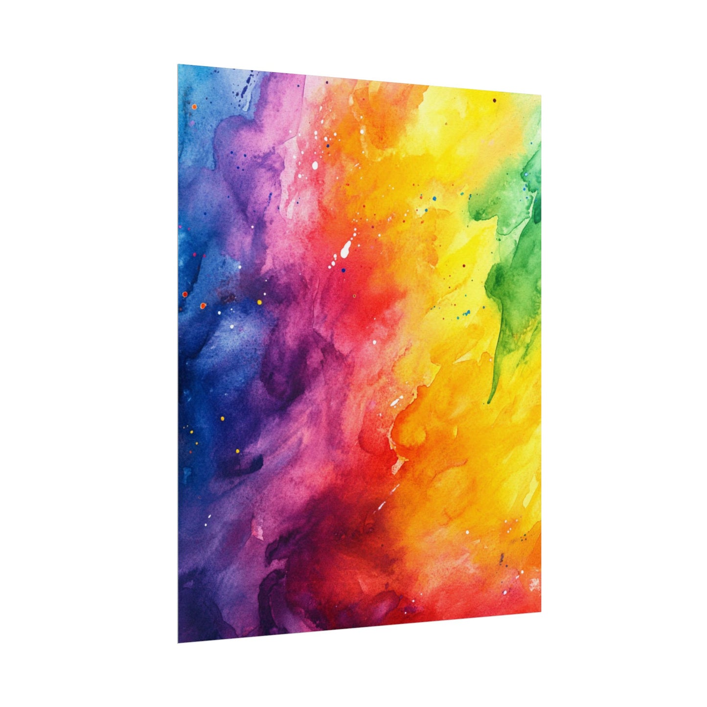 Spectrum of Emotions - Vivid Abstract Watercolour Art