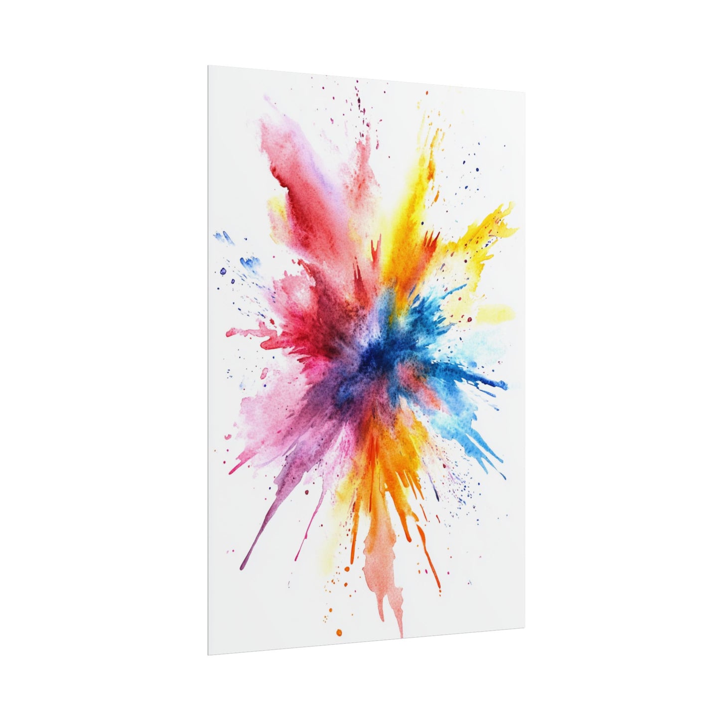 Explosion of Colour - Vibrant Abstract Burst Art