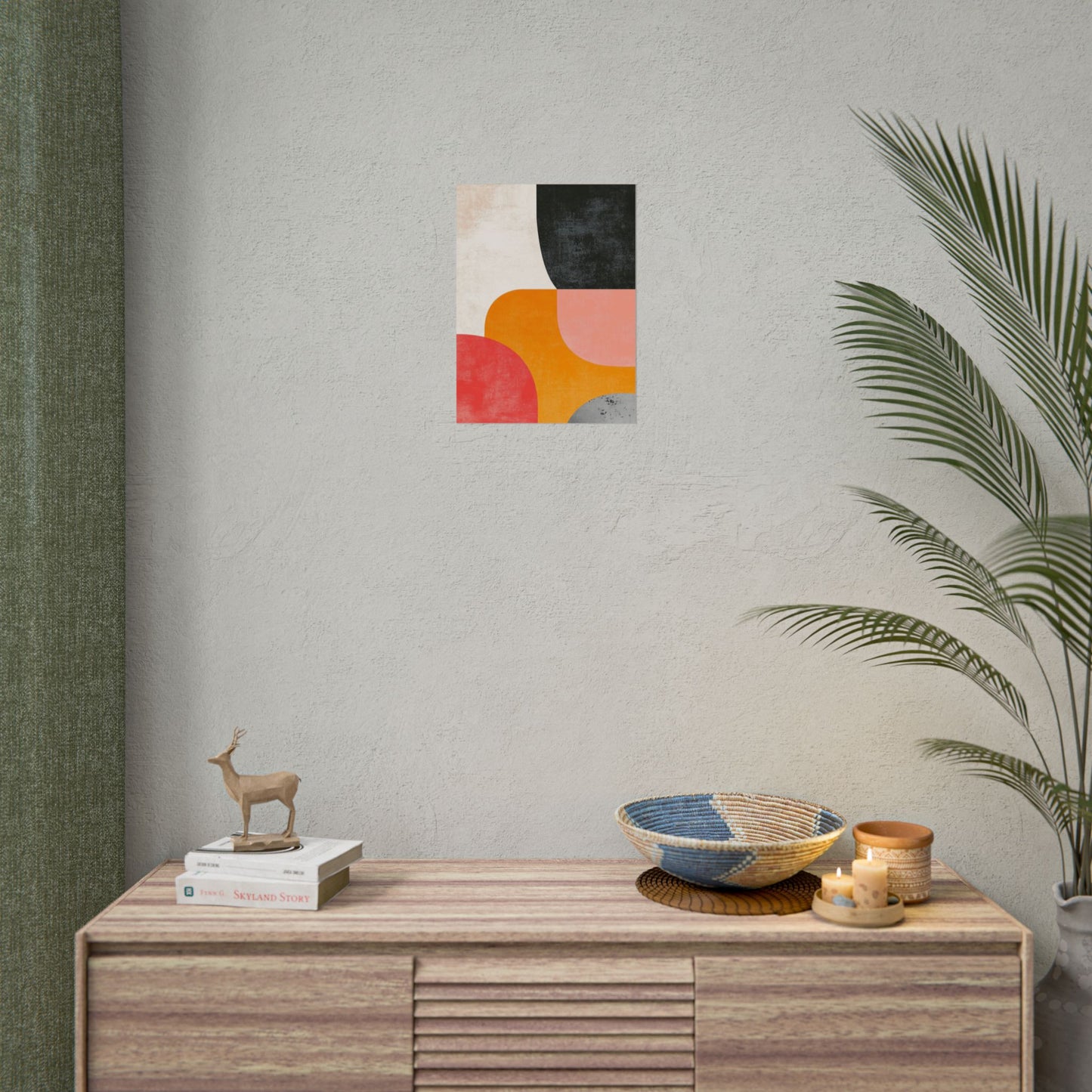 Retro Blocks - Mid-Century Modern Abstract Art Print