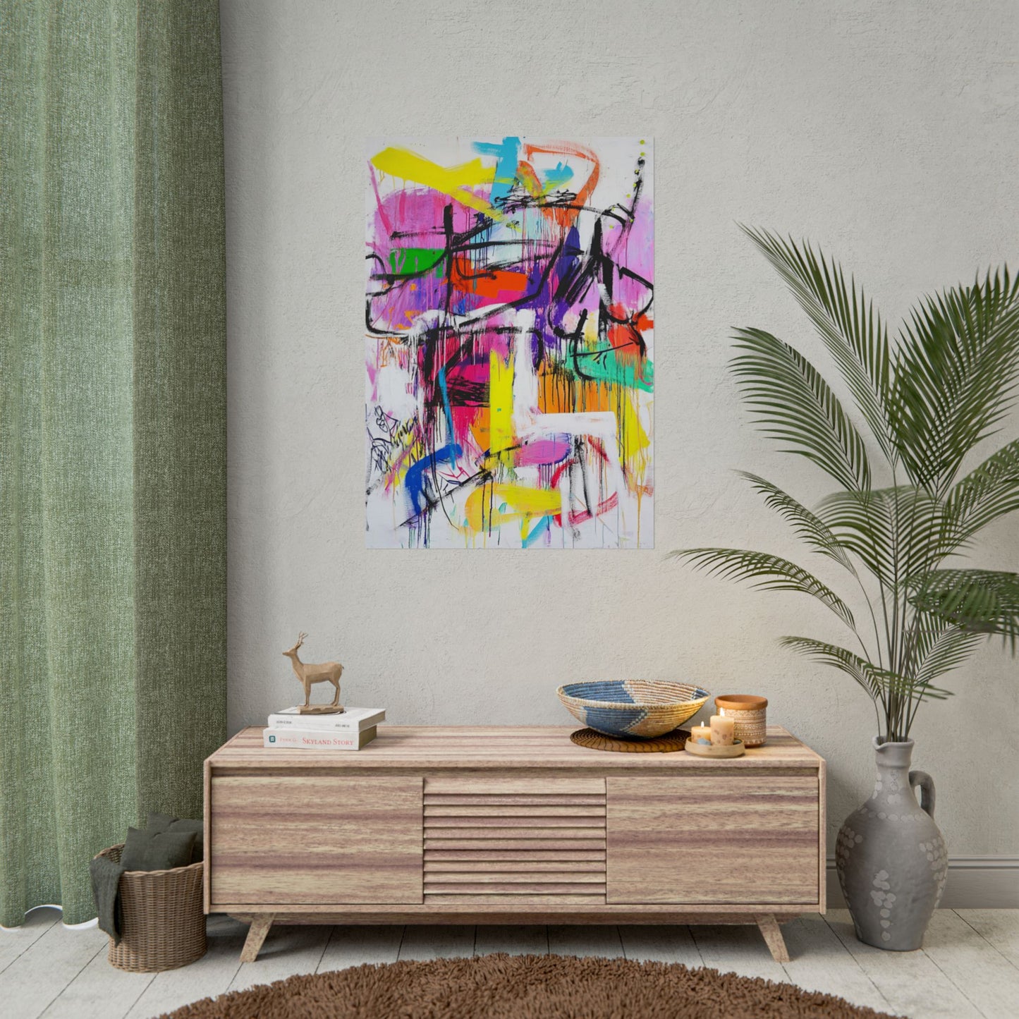 Urban Energy - Abstract Expressionist Art Print