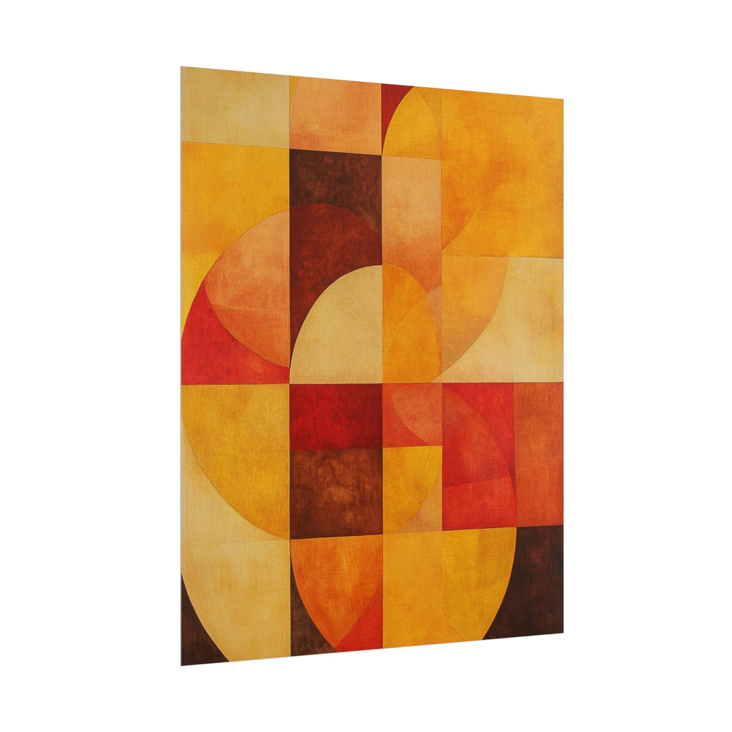 Radiant Harmony - Abstract Geometric Art Print