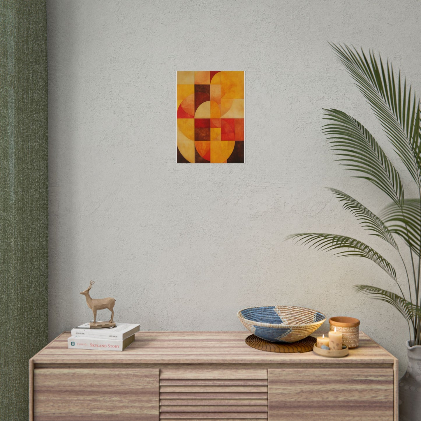 Radiant Harmony - Abstract Geometric Art Print