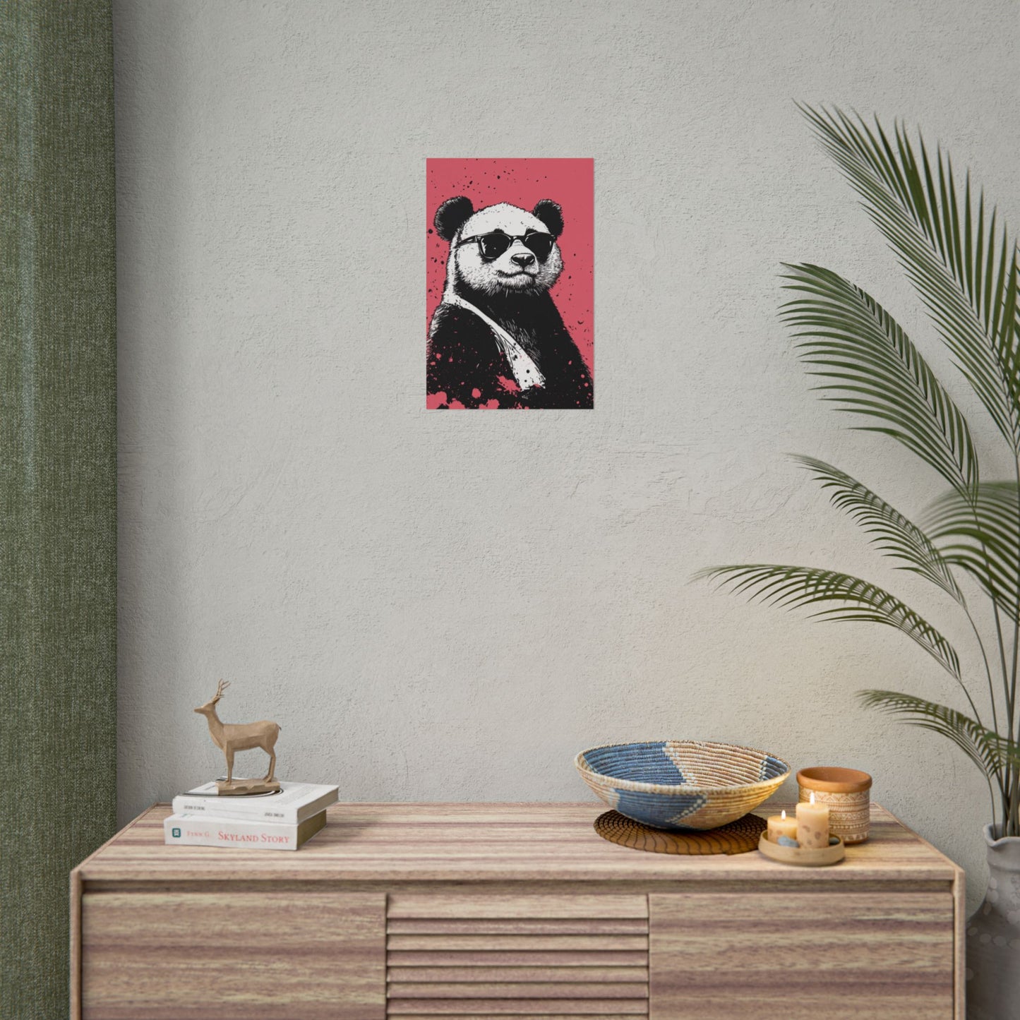 Cool Panda - Street Style Abstract Art Print